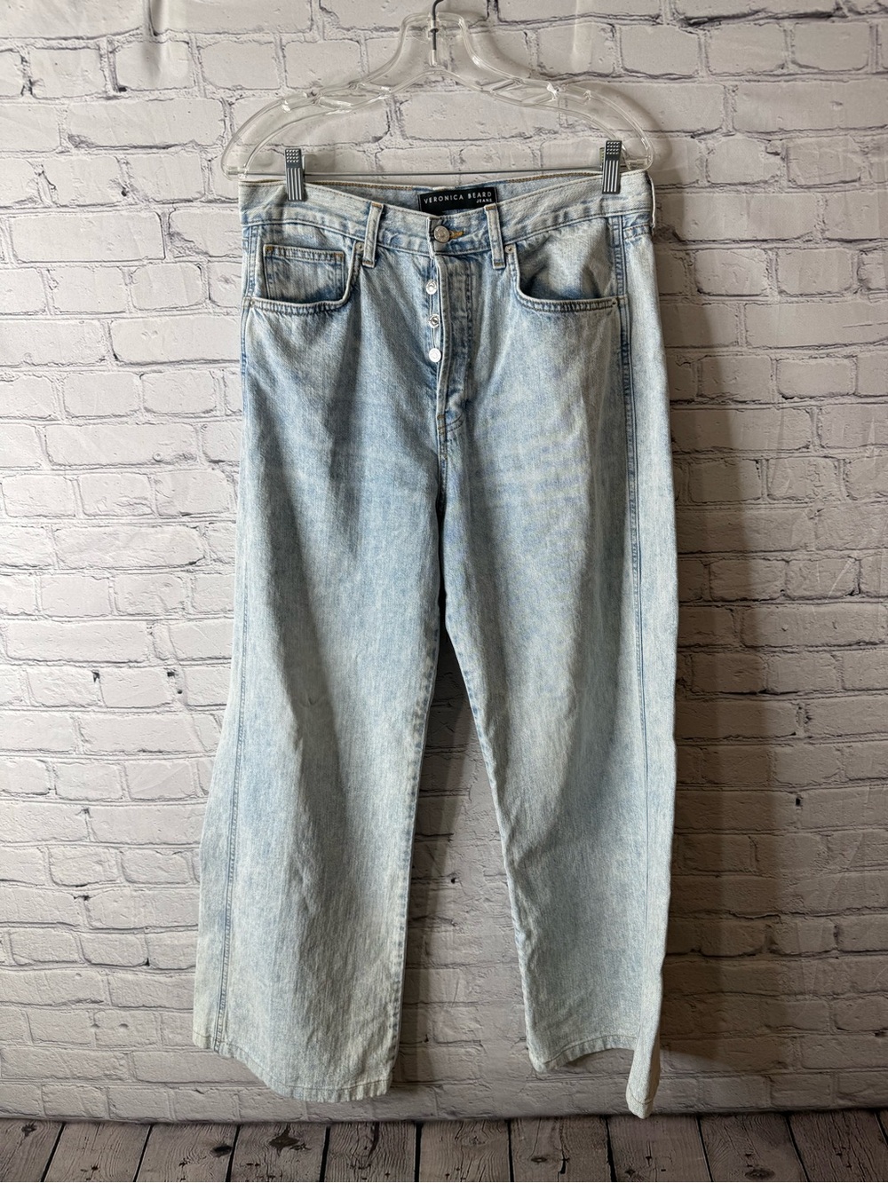 Veronica Beard Taylor wide leg jeans size 31